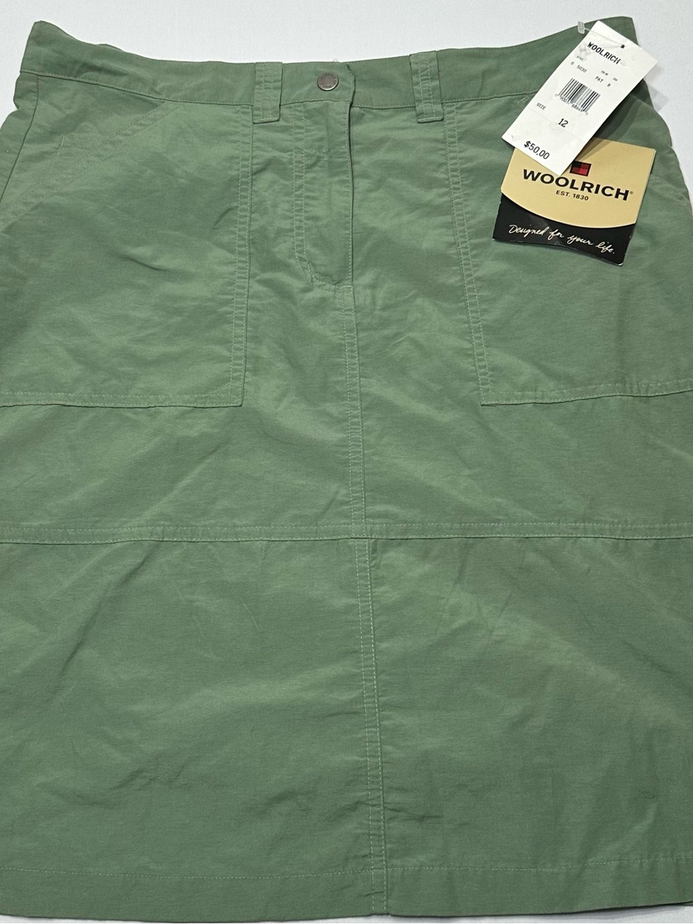 NWT Woolrich Patina Utility Gorpcore Hiking Skirt 12